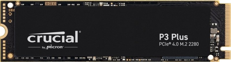 Crucial P3 Plus 500GB PCIe 4.0 3D NAND NVMe M.2 SSD