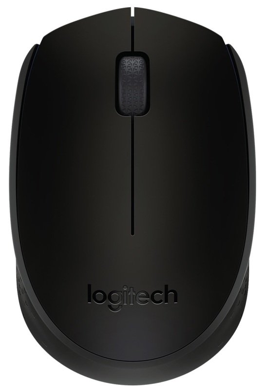 Logitech B170 - Mouse - Optical - 3 Buttons - Wireless - 2.4 Ghz - Usb Wireless Receiver - Black