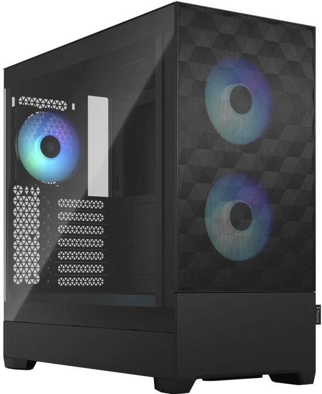 Click to view product details and reviews for Fractal Pop Air Rgb Black Mid Tower Tempered Glass Pc Case.