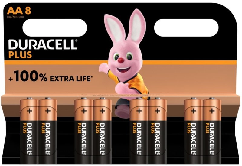 Image of Duracell PLUS AA Battery 8 Pack