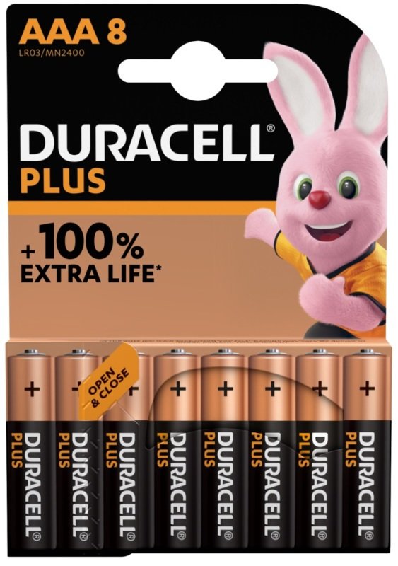 Image of Duracell PLUS AAA Battery 8 Pack