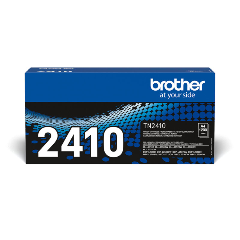Brother Tn 2410 Black Toner Cartridge 1 200 Pages