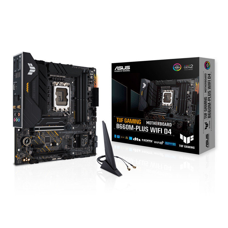 Click to view product details and reviews for Asus Tuf Gaming B660m Plus Wifi D4 Matx Motherboard.