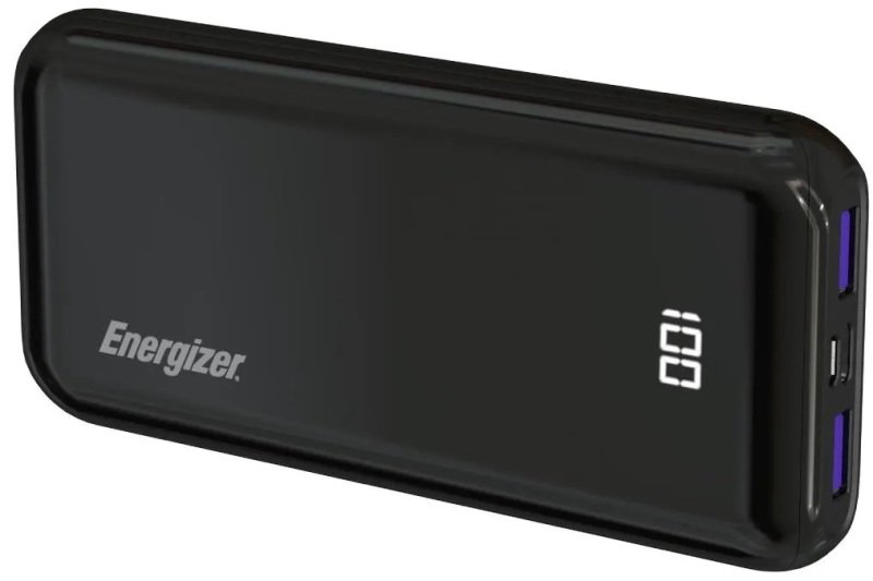 Image of Energizer UE10011PQ 10,000mAh Portable Power Bank - Black