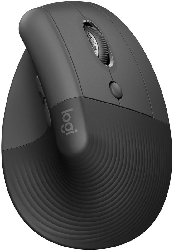Click to view product details and reviews for Logitech Lift Wireless Vertical Ergonomic Mouse Graphite.