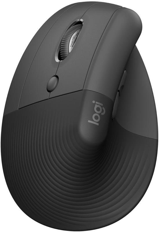Click to view product details and reviews for Logitech Lift Wireless Vertical Left Handed Ergonomic Mouse Graphite.