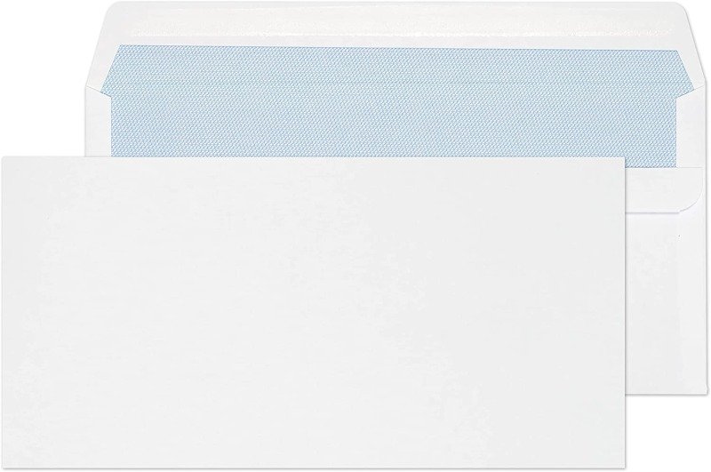 Blake Purely Everyday Wallet Envelope Dl Self Seal Plain Gsm White