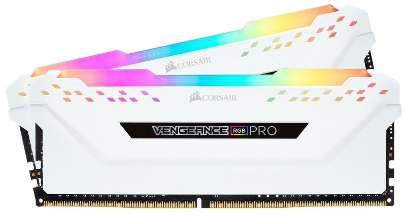 CORSAIR Vengeance RGB PRO 16GB DDR4 3200MHz CL16 Desktop Memory - White