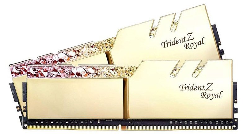 Image of G Skill Trident Z Royal Gold (2 x 8GB) 3000MHz C16 Kit