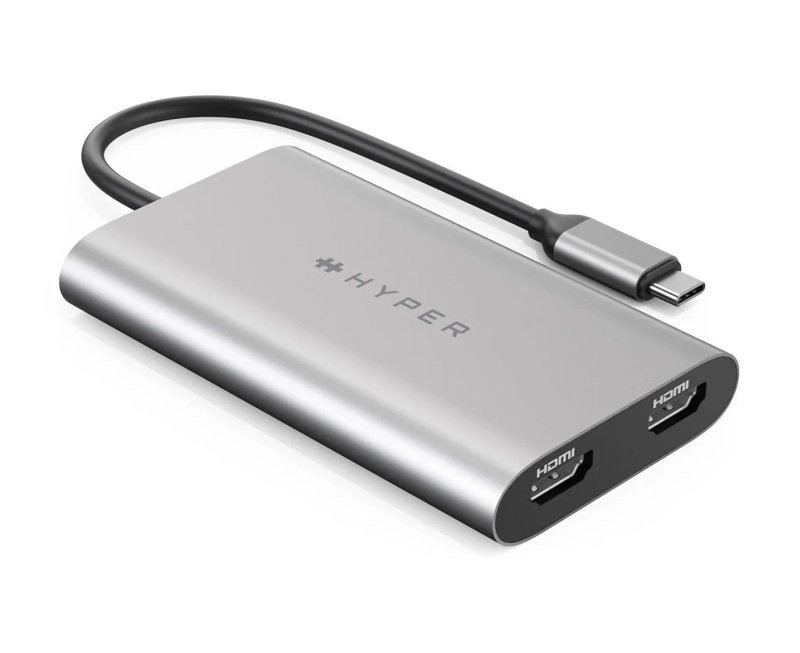 Click to view product details and reviews for Hyperdrive Dual 4k Hdmi Adapter For M1 Macbook.