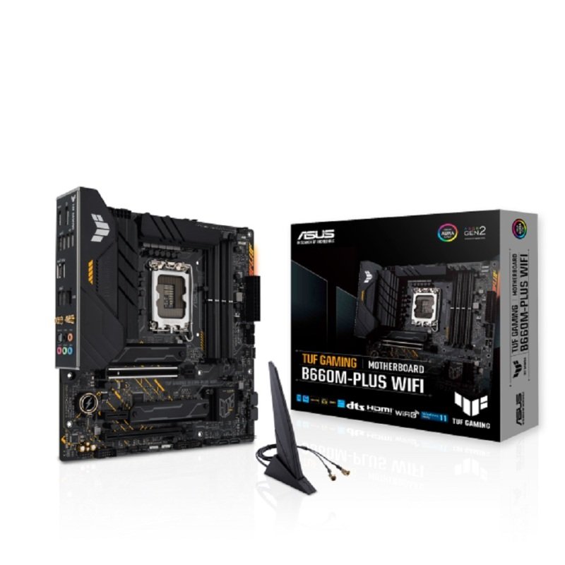 Click to view product details and reviews for Asus Tuf Gaming B660m Plus Wifi Matx Motherboard.