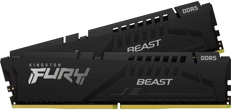 Kingston FURY Beast 32GB 6000MHz DDR5 CL36 DIMM Memory - Black