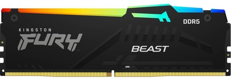 Click to view product details and reviews for Kingston Fury Beast Rgb 16gb 5600mhz Ddr5 Cl36 Dimm Memory Black.