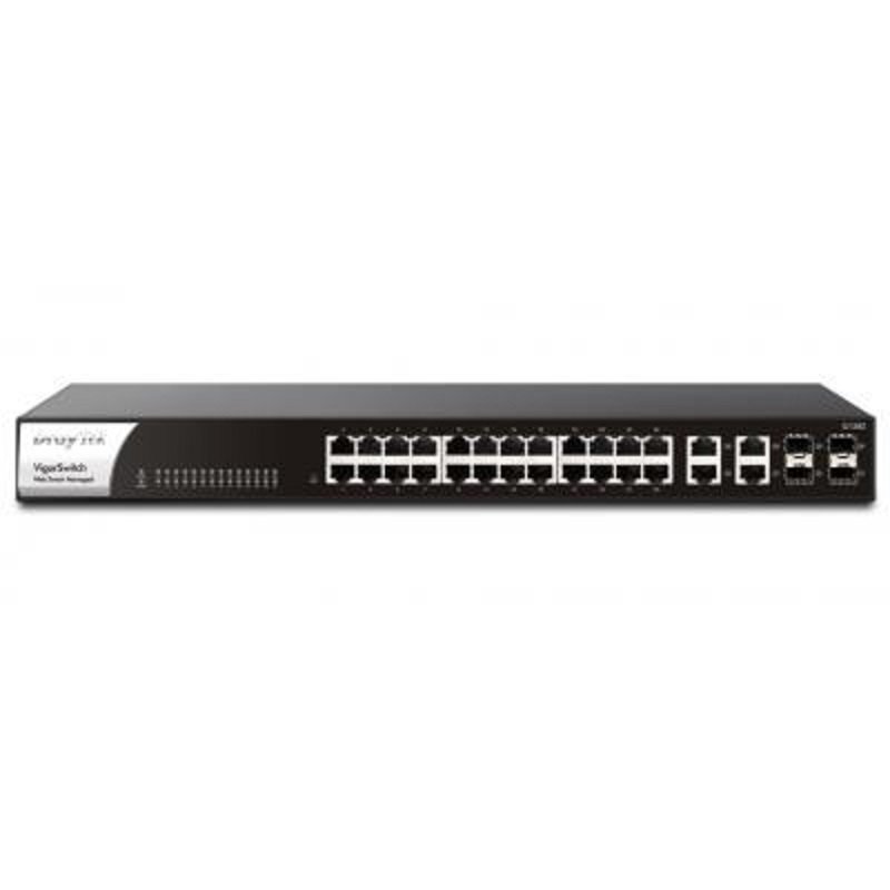 Click to view product details and reviews for Draytek Vigorswitch G1282 28 Port Gigabit Ethernet Switch.