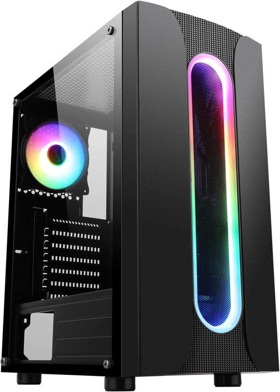 Click to view product details and reviews for Cit Sauron Argb Gaming Windowed Mid Tower Gaming Case.