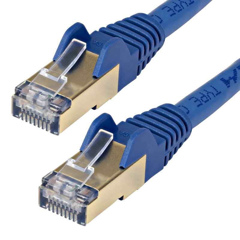 Click to view product details and reviews for Startechcom 15 M Cat6a Patch Cable Blue.