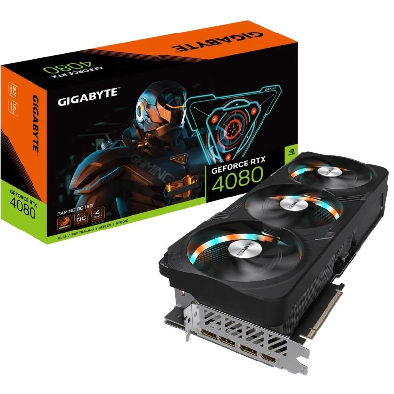 Image of Gigabyte GeForce RTX 4080 16GB GAMING OC Graphics Card