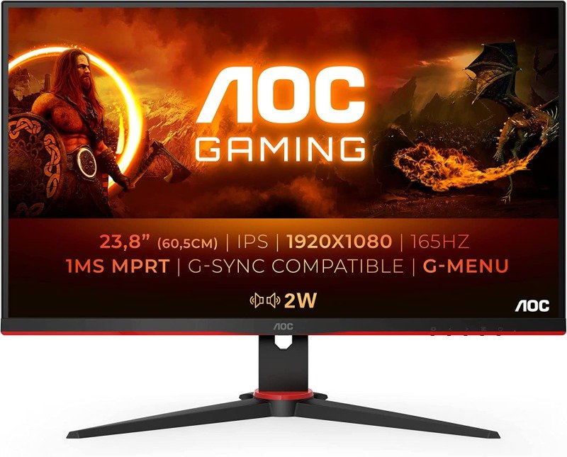 Aoc 24g2spu Bk 24 Inch Full Hd Gaming Monitor