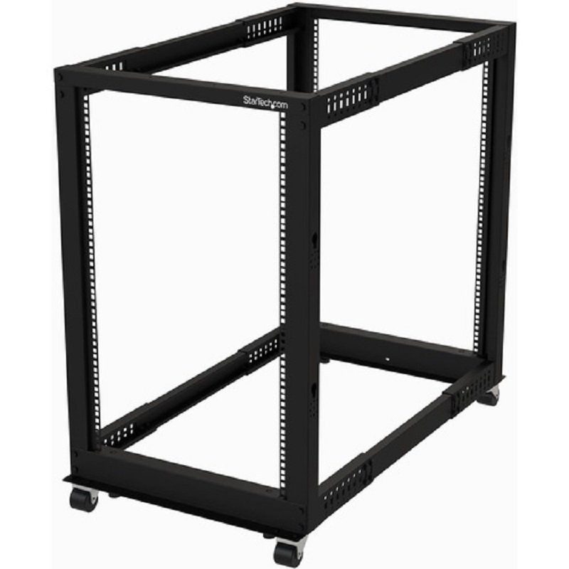 Click to view product details and reviews for Startechcom 18u 19 Open Frame Server Rack 4 Post Adjustable Depth 22 To 40 Mobile Network Equipment Rack.