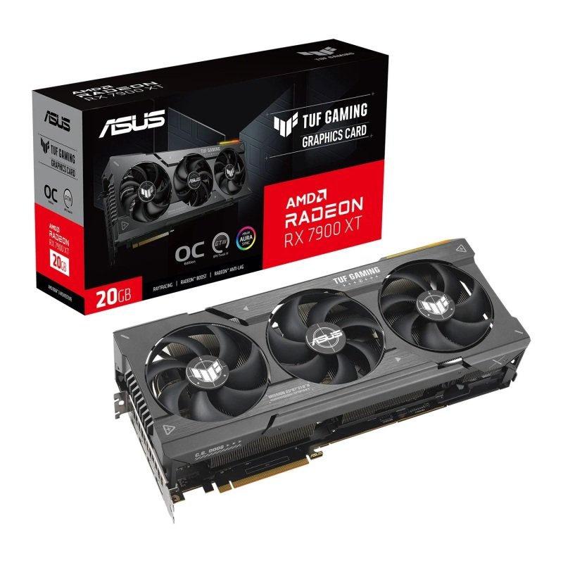 ASUS AMD Radeon RX 7900 XT TUF GAMING OC Graphics Card for Gaming