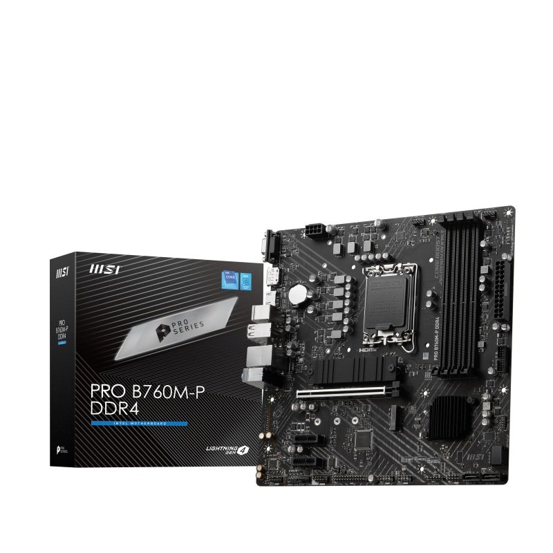 Click to view product details and reviews for Msi Pro B760m P Ddr4 Matx Motherboard.