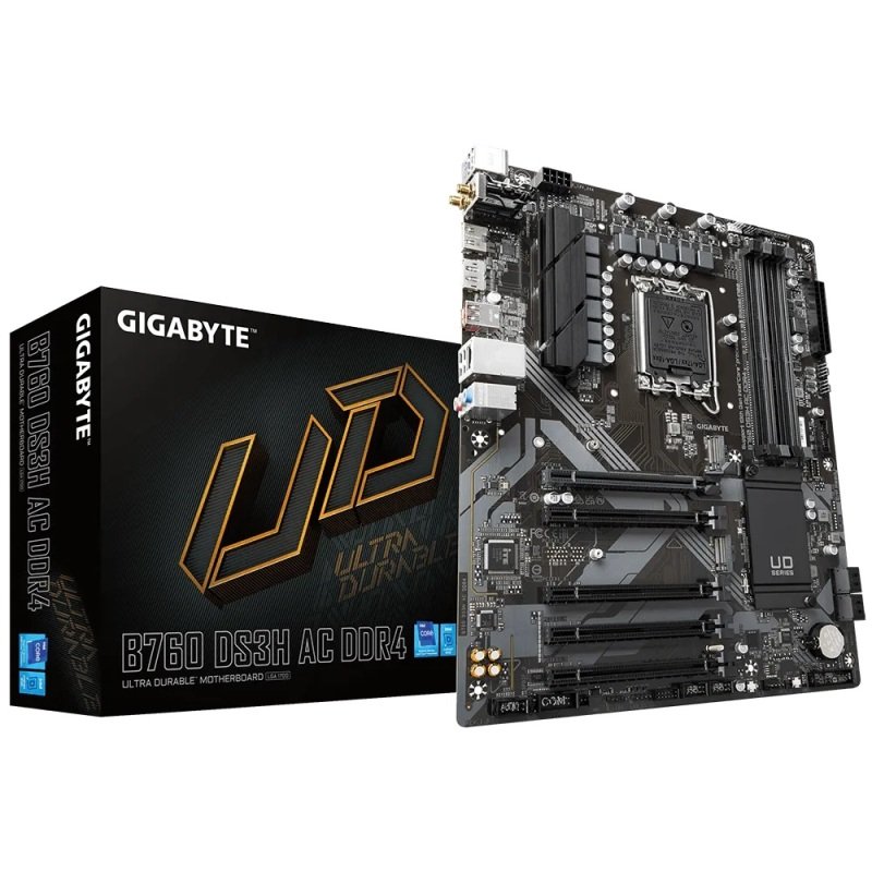Image of Gigabyte B760 DS3H DDR4 ATX Motherboard