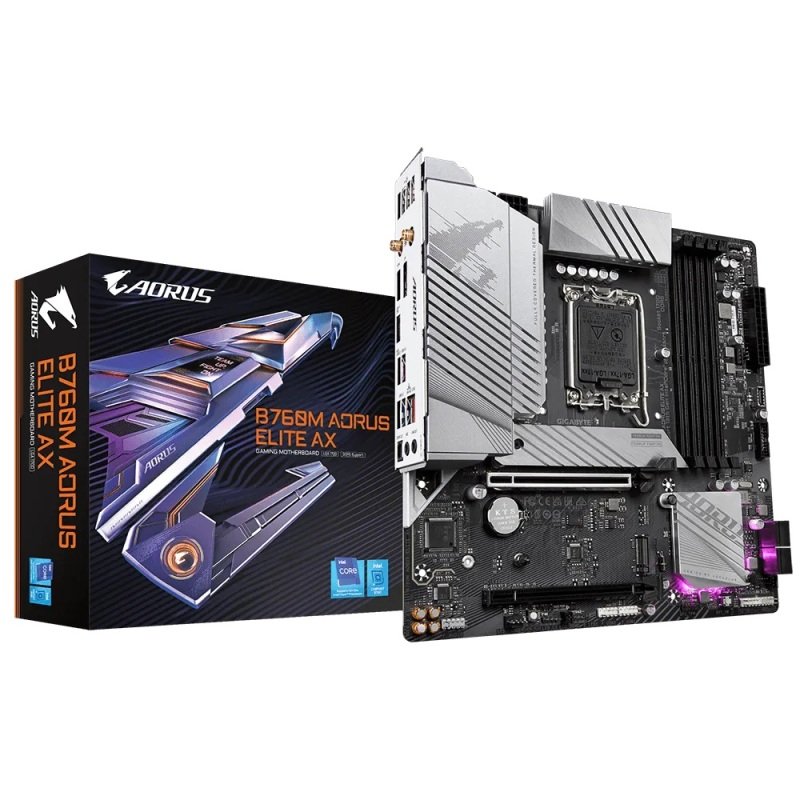 Click to view product details and reviews for Gigabyte B760m Aorus Elite Ax Ddr5 Matx Motherboard.