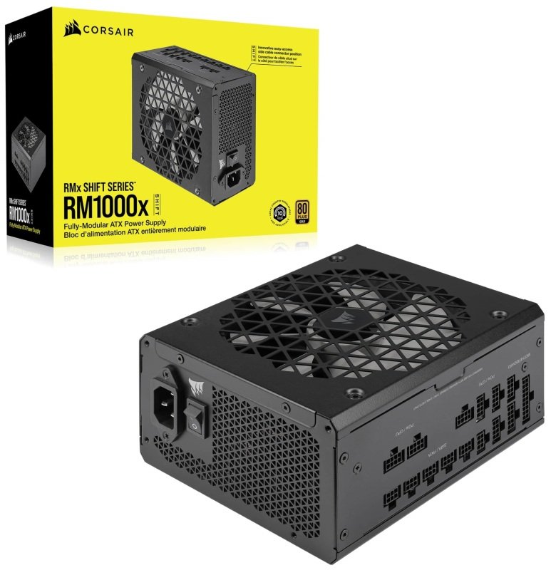 Click to view product details and reviews for Corsair Rm1000x Shift Series 1000w 80 Gold Certified Pcie 50 Atx 30 Fully Modular Psu.