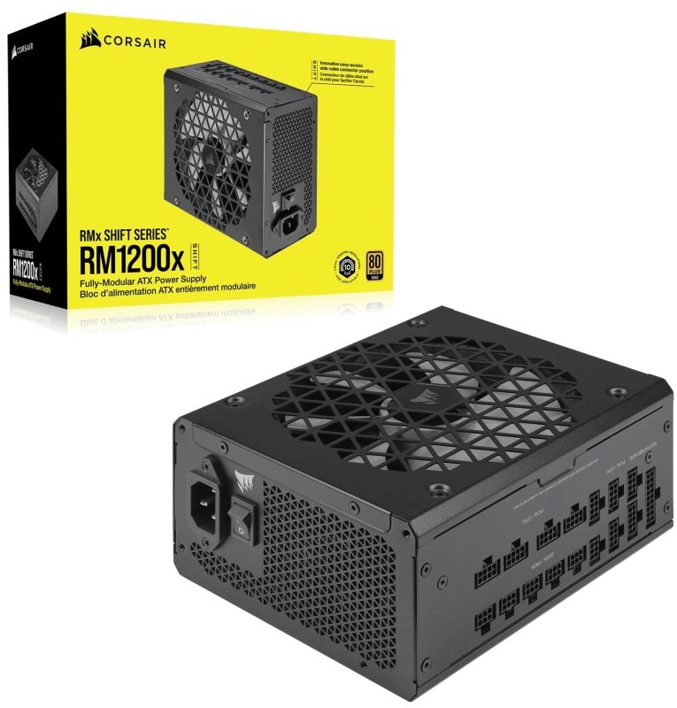 Click to view product details and reviews for Corsair Rm1200x Shift Series 1200w 80 Gold Certified Pcie 50 Atx 30 Fully Modular Psu.