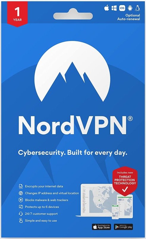 NordVPN VPN service 1-Year subscription