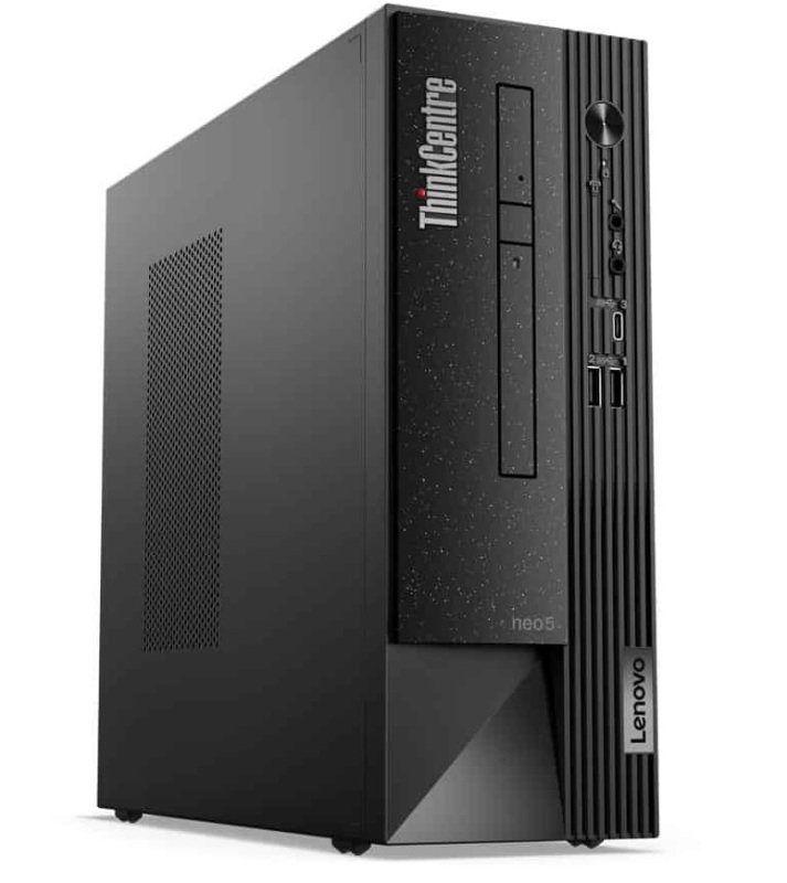 Lenovo ThinkCentre neo 50s SFF Desktop PC, Intel Core i3-12100, 8GB DDR4, 256GB NVMe SSD, No-DVD, In