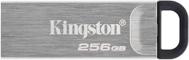 Image of Kingston DataTraveler Kyson 256GB USB-A Flash Drive - with Stylish Capless Metal Case