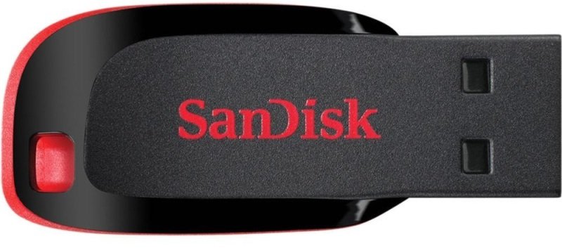 Sandisk Cruzer Blade 16gb Usb A 20 Flash Drive Black