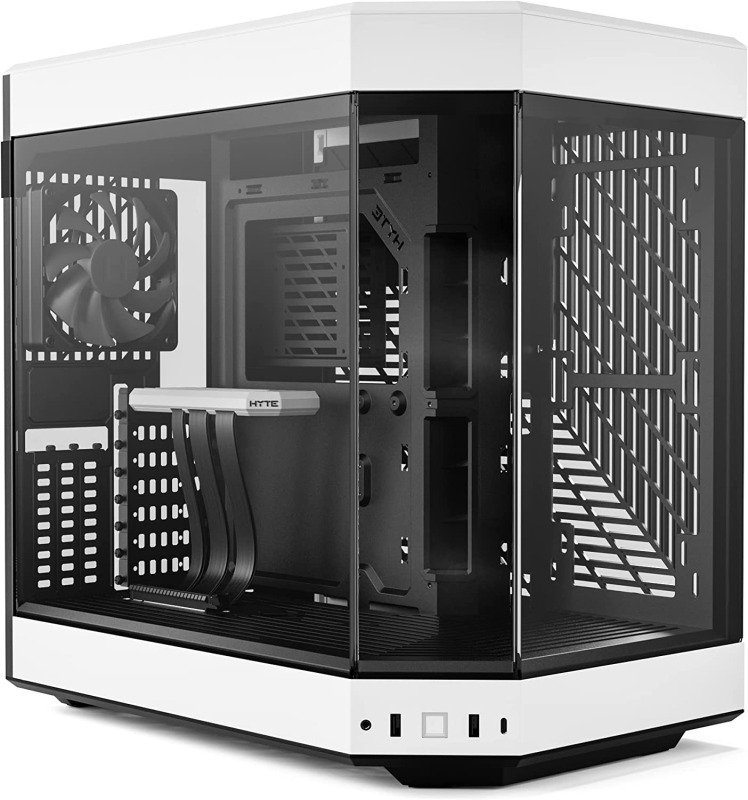 HYTE Y60 Dual Chamber Mid Tower ATX Case White Ebuyer