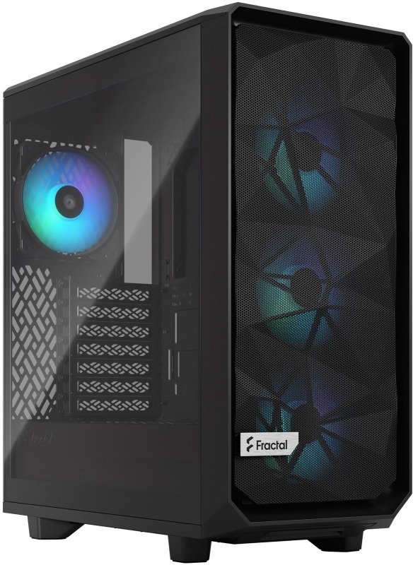 Click to view product details and reviews for Fractal Meshify 2 Compact Rgb Black Mid Tower Tempered Glass Pc Case.