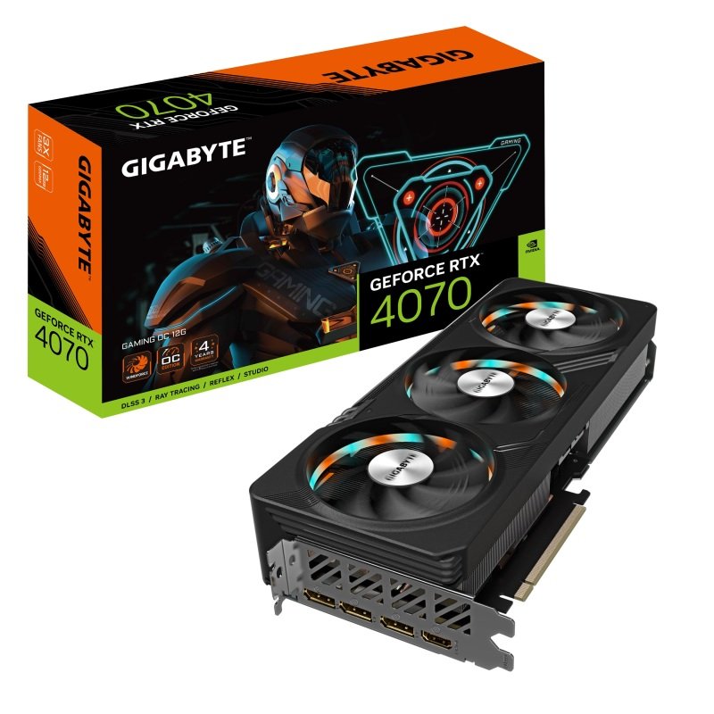 Image of Gigabyte GeForce RTX 4070 12GB GAMING OC Graphics Card