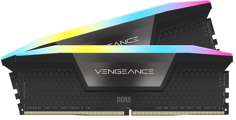 CORSAIR Vengeance RGB 32GB DDR5 6000MHz CL30 AMD Expo Desktop Memory - Black