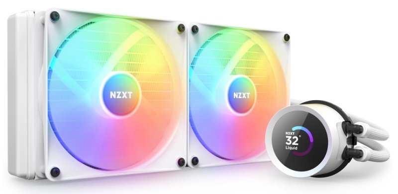 Click to view product details and reviews for Nzxt Kraken 280mm White Rgb Fans.