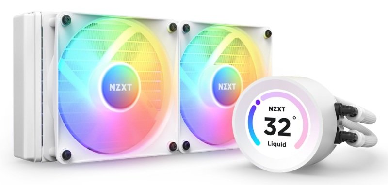 Click to view product details and reviews for Nzxt Kraken Elite 240mm White Rgb Fans.