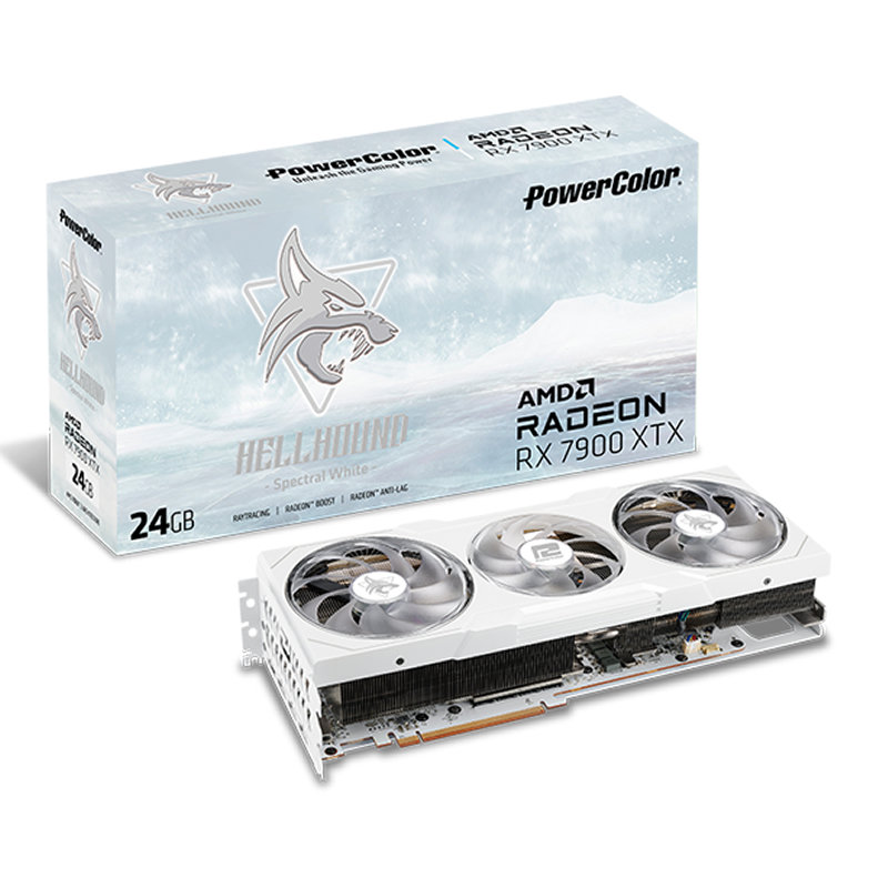 Click to view product details and reviews for Powercolor Radeon Rx 7900 Xtx 24gb Hellhound Spectral White Graphics Card For Gaming.