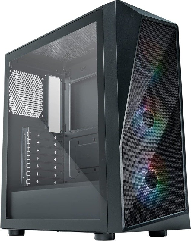 Image of CoolerMaster CMP 520 Mid Tower TG PC Case - Black