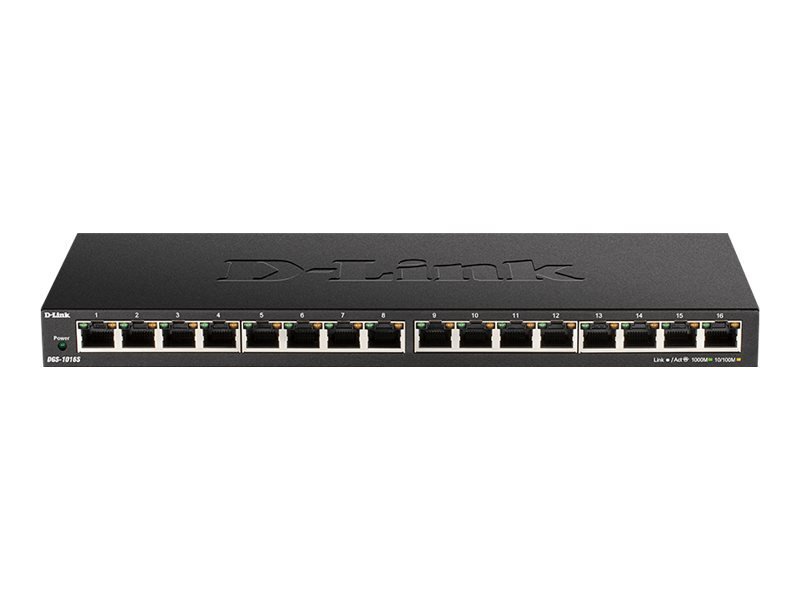 Image of D-Link DGS 1016S - Switch - 16 Ports - Unmanaged
