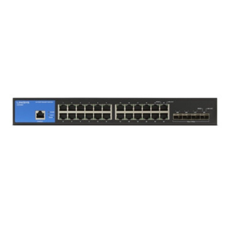 Image of Linksys LGS328C-EU - 24-Port Managed Gigabit Ethernet Switch with 4 10G SFP+ Uplinks