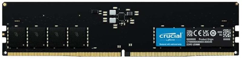 Crucial 16GB (1x16GB) 5200MHz CL42 DDR5 Desktop Memory