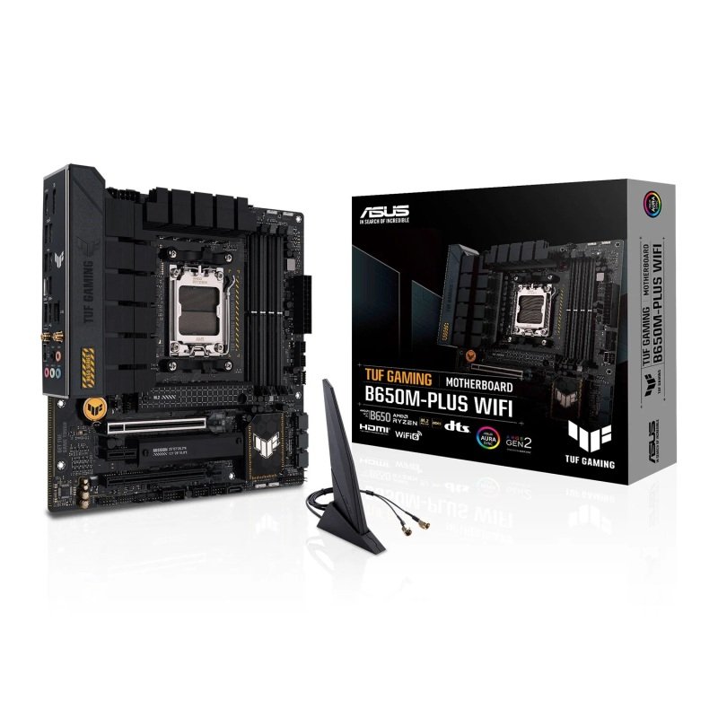 Click to view product details and reviews for Asus Tuf Gaming B650m Plus Wifi Ddr5 Matx Motherboard.