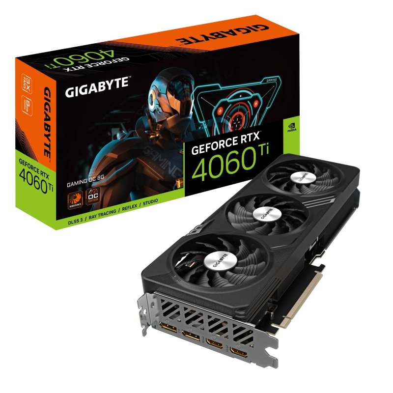 Image of Gigabyte GeForce RTX 4060 Ti GAMING OC 8GB Graphics Card