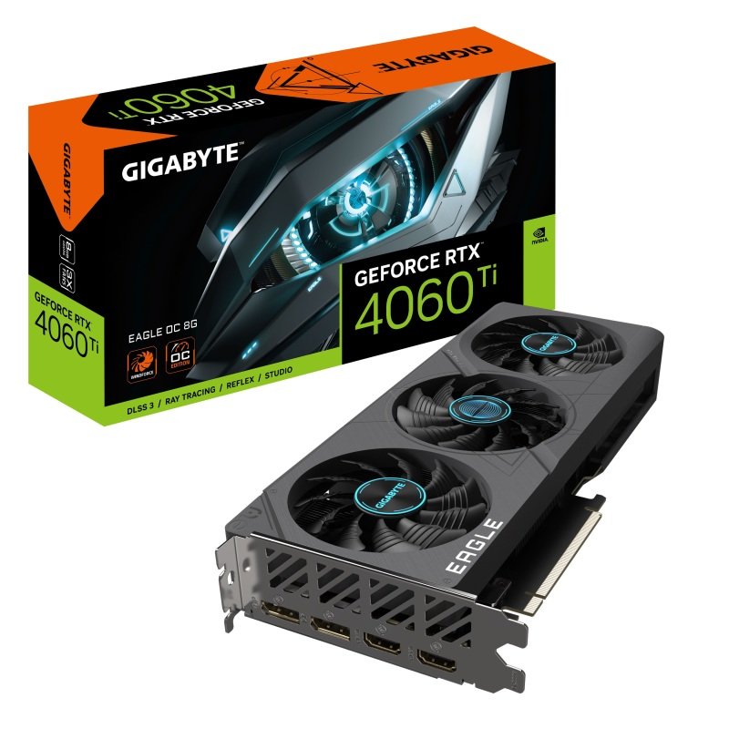 Image of Gigabyte GeForce RTX 4060 Ti EAGLE OC 8GB Graphics Card
