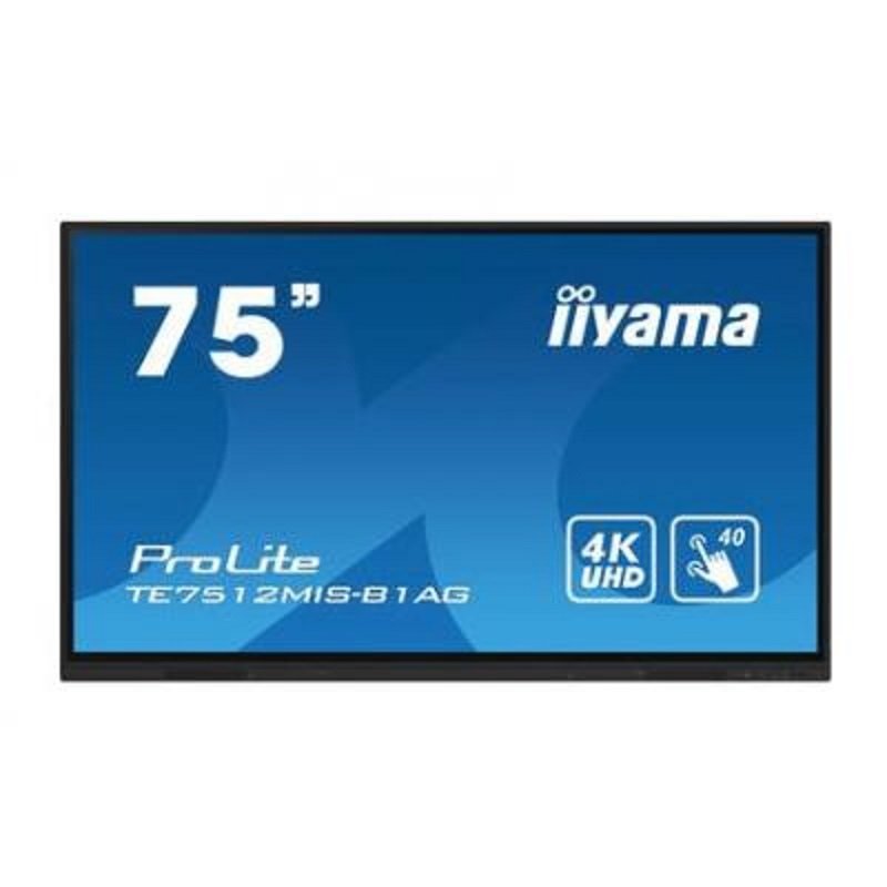Iiyama PROLITE TE7512MIS-B1AG - 75 PureTouch IR with 40pt Touch with Android 11