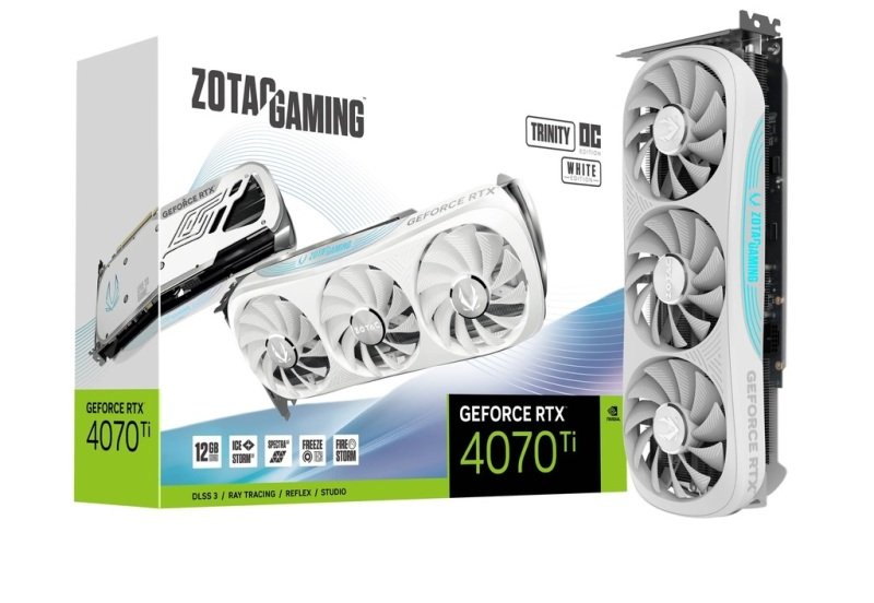 Click to view product details and reviews for Zotac Nvidia Geforce Rtx 4070 Ti Trinity Oc White 12gb Graphics Card.