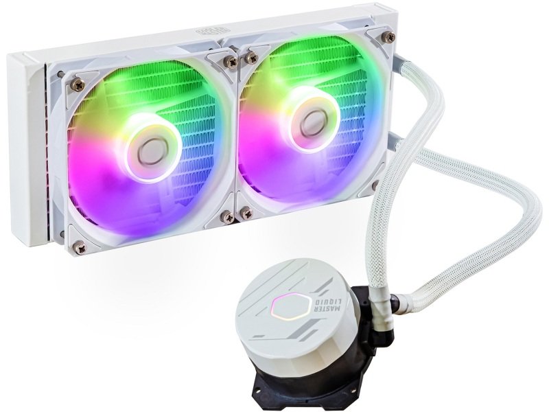 Click to view product details and reviews for Cooler Master Masterliquid 240l Core Argb White.